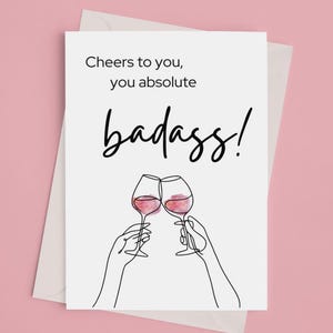¡Salud por ti, rudo! - Felicitaciones por ascenso, nuevo trabajo, nuevo rol, graduación.
