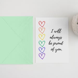 Ik zal altijd trots op je zijn - Pride Colors
