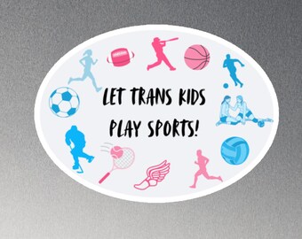 Imán para dejar que los niños trans jueguen al deporte