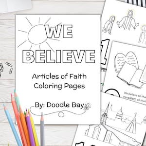 Articles of Faith Coloring Pages
