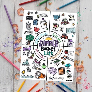 Summer Bucket List- Children and Youth Development- Summer Goals
