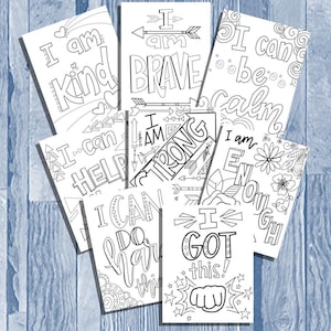 I Got This Positive Affirmation Coloring Pages for Kids - Etsy