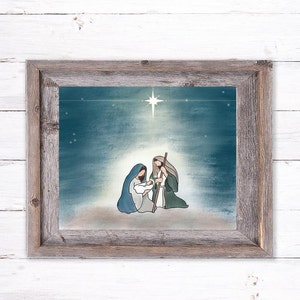 Nativity Watercolor