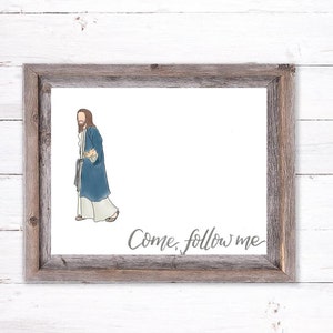 Come Follow Christ, Watercolor