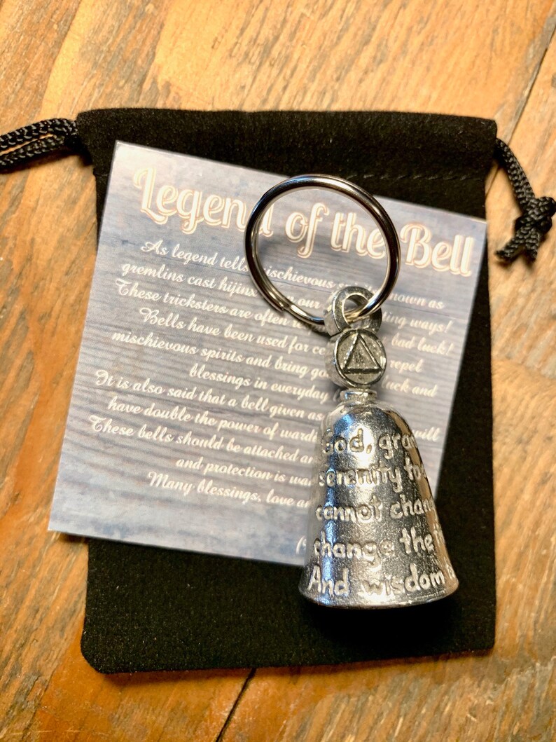 Serenity Prayer GUARDIAN Bell of Good Luck gift fortune pet Etsy