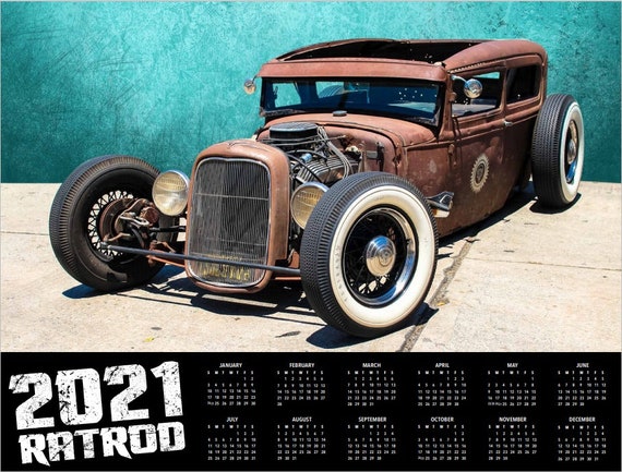 2021 Rat RODS Deluxe Wall Calendar 16 Months w/Free Poster 2021 Rat RODS Deluxe Wall Calendar 16 Months w/Free Poster