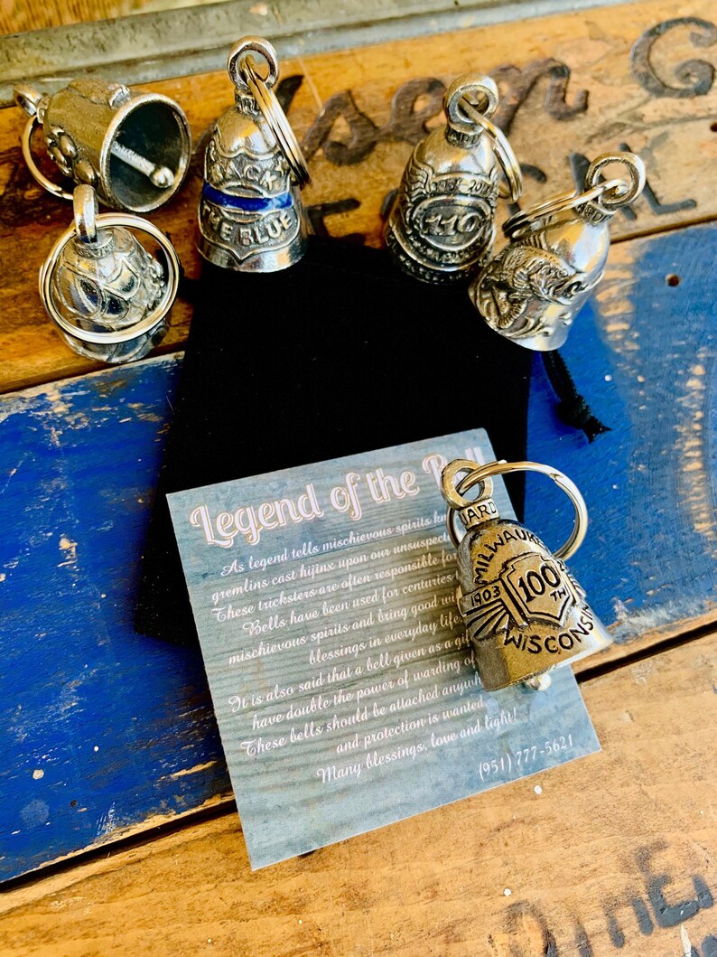 Indian GUARDIAN Bell of Good Luck gift fortune pet keychain American Indian