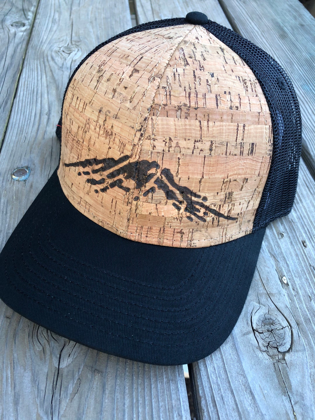 Mountain Cork Hat Trucker Hat, High Quality Car, Laptop, Waterbottle