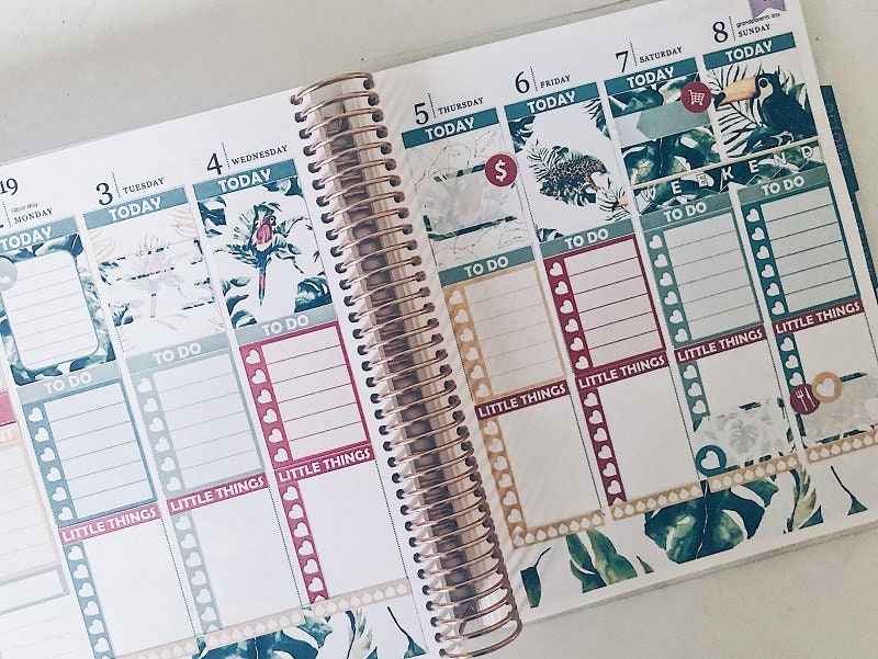 PRINTABLE AMAZON Planner Stickers Weekly Planner Kit Erin Etsy Australia