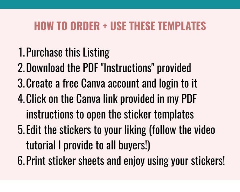 CANVA Planner Sticker Mall, Klassisk Happy Planner, Redigerbara Sticker Mallar, Veckokit, Kommersiellt bruk, Cricut, Silhuett, Anpassad bild 8