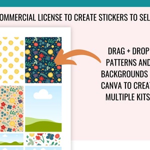 CANVA Planner Sticker Mall, Klassisk Happy Planner, Redigerbara Sticker Mallar, Veckokit, Kommersiellt bruk, Cricut, Silhuett, Anpassad bild 2