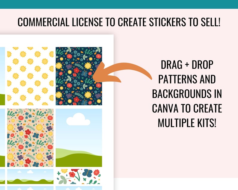 CANVA Planner Sticker Mall, Klassisk Happy Planner, Redigerbara Sticker Mallar, Veckokit, Kommersiellt bruk, Cricut, Silhuett, Anpassad bild 2