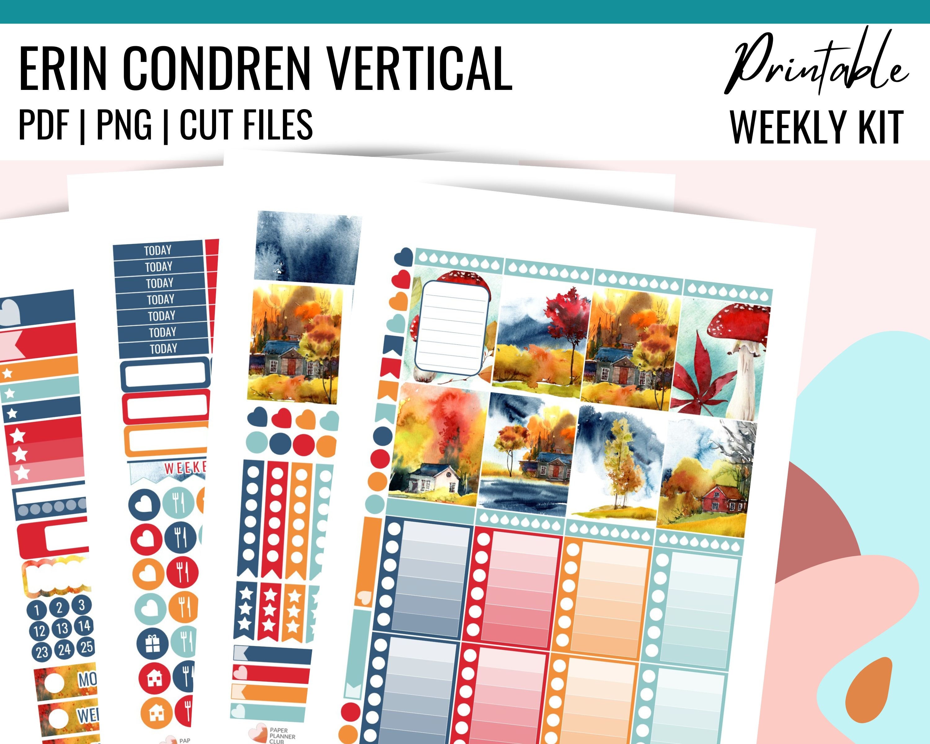 Planners that Fit Erin Condren Sized Stickers - Oh, Hello Living