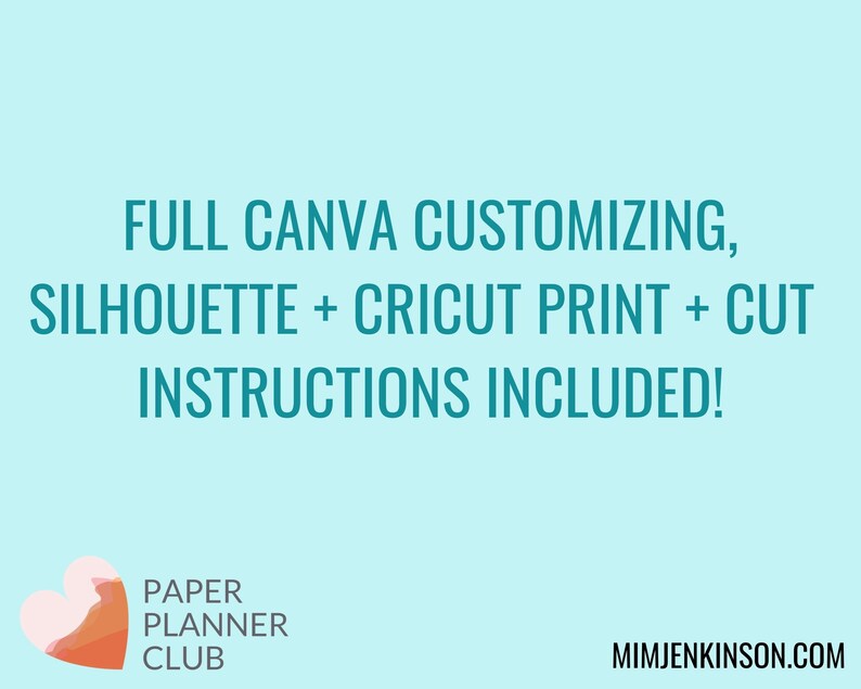 CANVA Planner Sticker Mall, Klassisk Happy Planner, Redigerbara Sticker Mallar, Veckokit, Kommersiellt bruk, Cricut, Silhuett, Anpassad bild 9