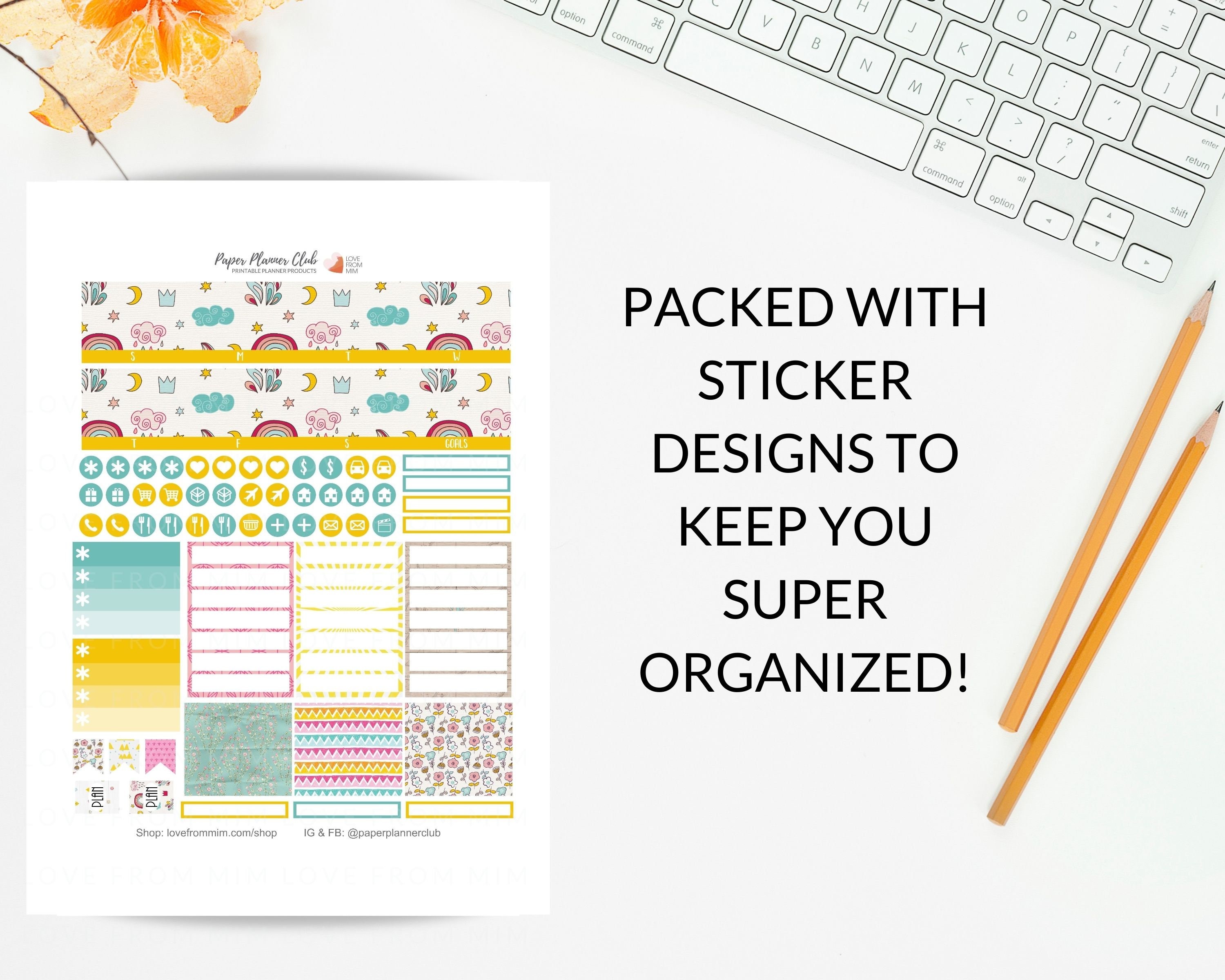 PRINTABLE ERIN CONDREN Monthly Kit All Months Undated | Etsy