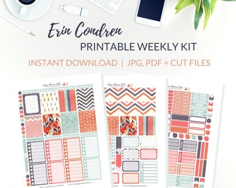 PRINTABLE ARROWS Planner Stickers | Weekly Planner Kit Erin Condren | Vertical Planner Stickers | ECLP Weekly Kit Printable | Arrow Stickers