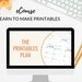 eCourse: How to Make Printables in Canva | Canva Tutorial, Canva Course, Printables Course, Printables Tutorial 