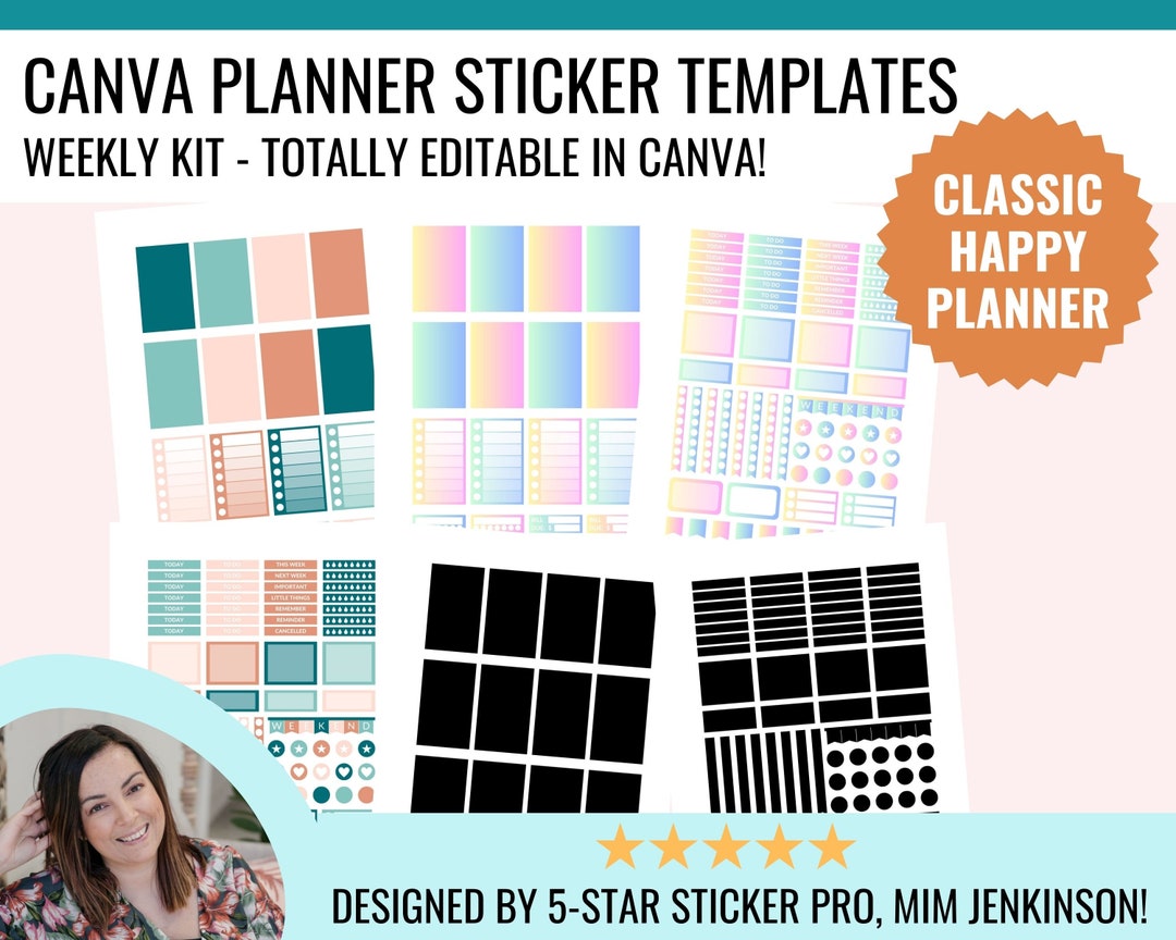 The Happy Planner Sticker Pack for Calendars, Journals and