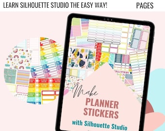 eBook: How to Make Planner Stickers with Silhouette Studio! Make DIY Stickers at Home