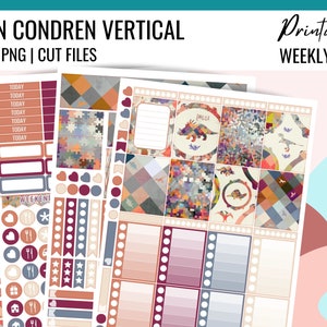 PRINTABLE DINOSAUR Planner Stickers, Weekly Planner Kit Erin Condren, Vertical Planner Stickers, ECLP Weekly Kit, Dinosaurs