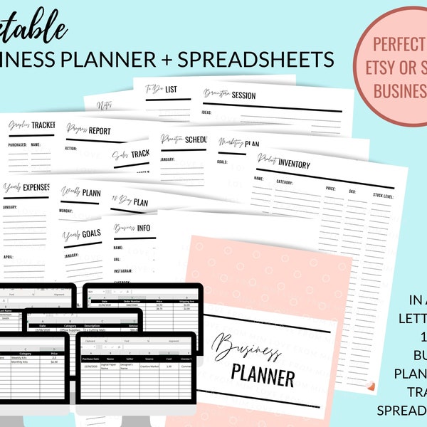 Paper Etsy Shop Planner Etsy Paper Etsy Shop Planner Etsy