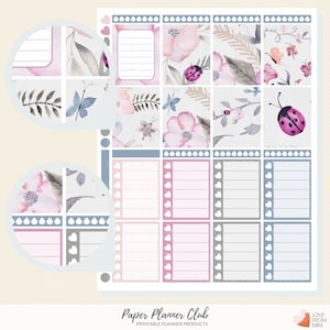 52 WEEKLY KITS Printable Planner Stickers Collection, Printable Sticker Bundle, Print and Cut Files Included image 4