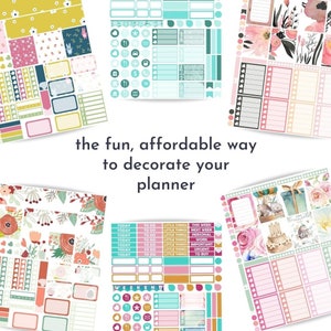 52 WEEKLY KITS Printable Planner Stickers Collection, Printable Sticker Bundle, Print and Cut Files Included image 2