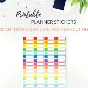 BLANK APPOINTMENT Stickers, Cut Files, Printable Appointment Stickers, Appointment Planner Stickers, Appointment Labels, ECLP Stickers