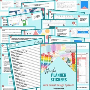 eBook: How to Make Planner Stickers with Cricut Design Space, Make DIY Stickers at Home, Cricut Planner Stickers, Cricut Stickers image 2