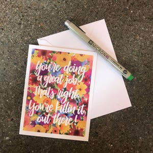 Encouragement - Just Because Card