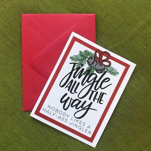 Sarcastic Christmas Cards - Set of 4 Holiday Cards for All Your Funny ...