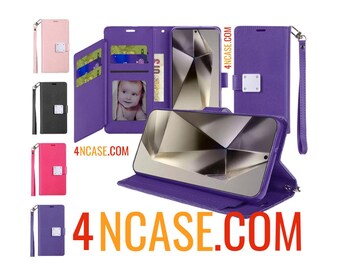 A 17 4G/5G Luxus Geldbörse für Samsung Galaxy A 17 - 4G/5G. Schönes Design-Kartenhalter Wallet Cases. Hochwertig !!!