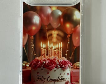 Happy Birthday Cake iPhone Case for 15, 16, 17 Series