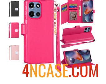 Moto G-Power (2025/2026) Hülle: Kunstleder Kartenhalter Handyhülle