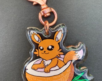 Coconut Fox Charm