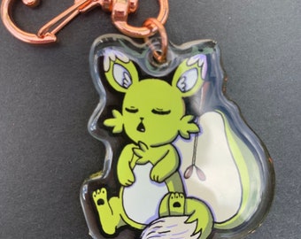 Pear Fox Charm