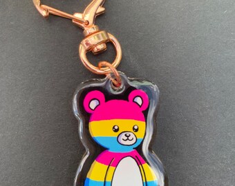 Berloque do urso de pelúcia do orgulho