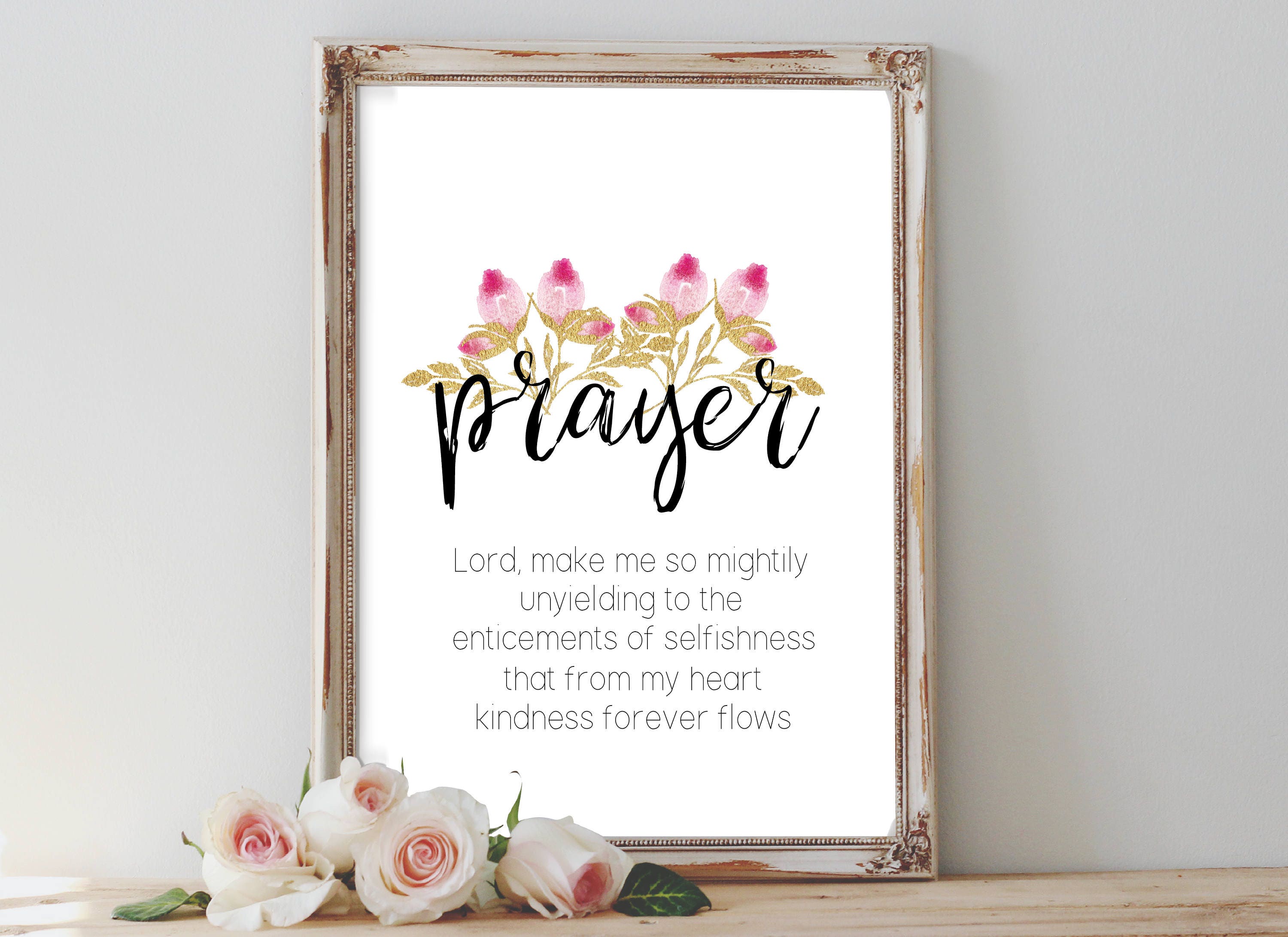 Prayer Printable Art Motivational Quote Inspirational Quote - Etsy