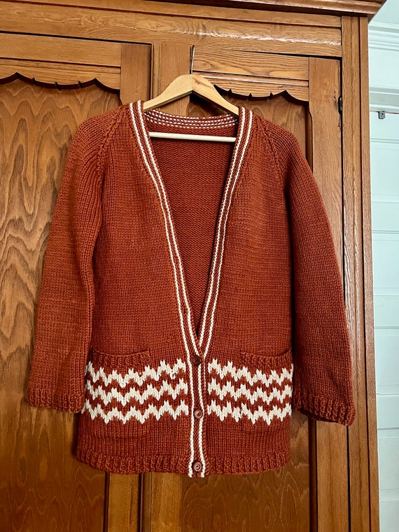 Vintage knit cardigan - image 1