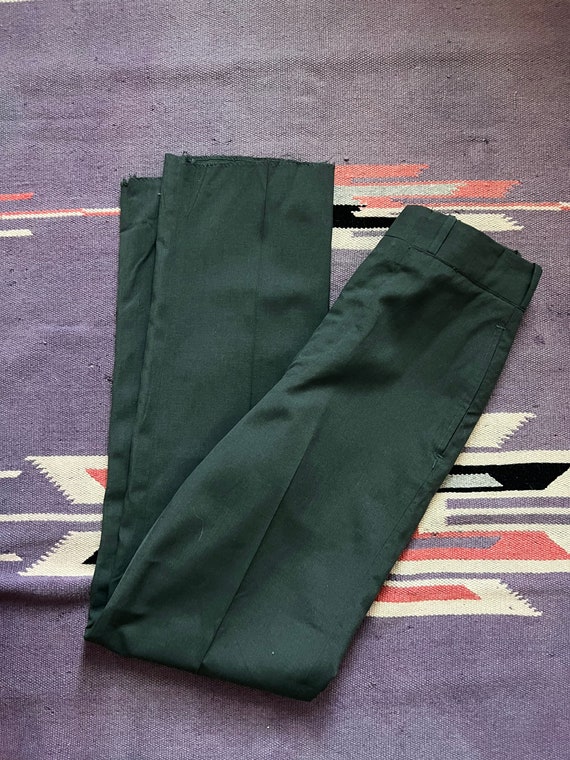 Vintage 1960s green trousers - image 1