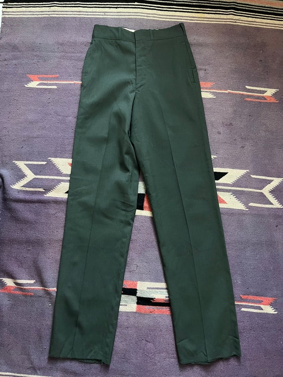 Vintage 1960s green trousers - image 2