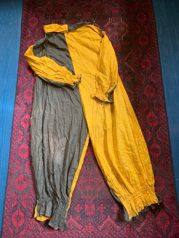 Antique black and gold jester Halloween costume