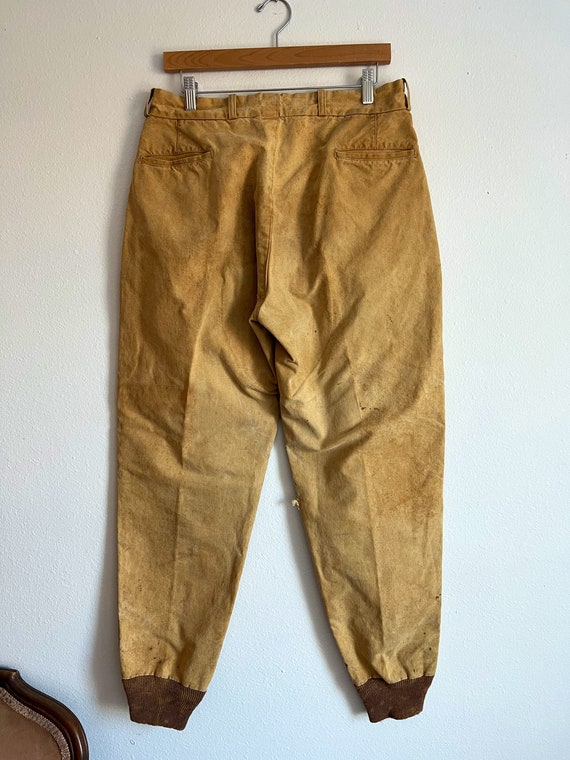 Rare 30s / 40s duxbak canvas tan hunting pants - Gem