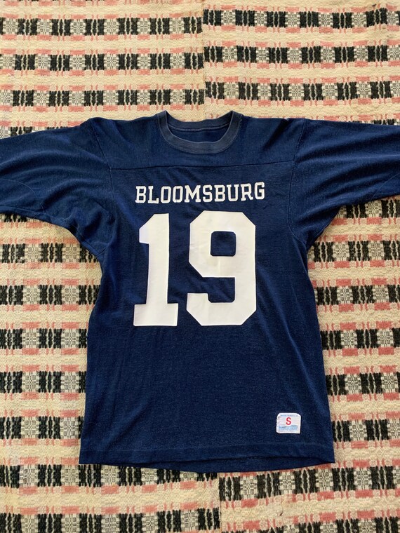 1960s Vintage Navy Blue Champion Brand Sports Jers