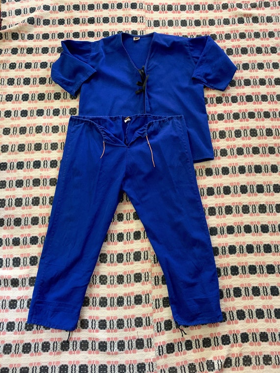 Antique Masonic Royal Blue Candidate Two Piece Set