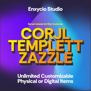 Enxyclo Studio | Corjl, Templett, Zazzle License | Font for One Listing (Single or Bundle) |
