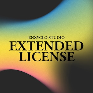 Enxyclo Studio Extended License Font for One Listing (Single or Bundle) | Instant Digital Download | Procreate Fonts | Canva Fonts |