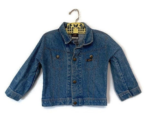 Vintage Lee Riders denim jean jacket, 1970s 3T bab