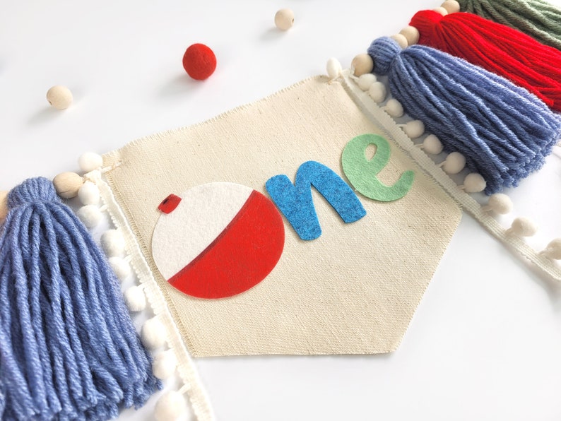 Ofishally one birthday high chair banner