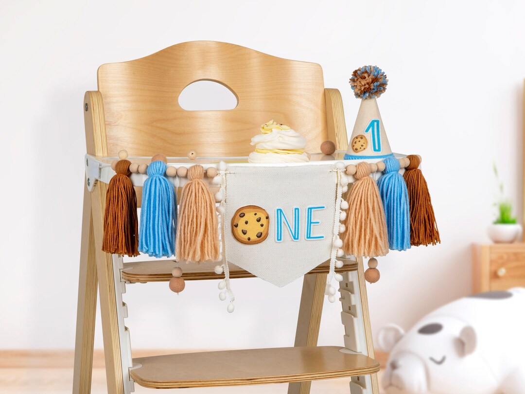 Buy Milk and Cookies 1st Birthday Banner, Baker Party Decoration, One Sweet  Boy Online in India